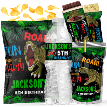 Editable Dinosaur Birthday Party Decorations B7 Editable Dinosaur Birthday Party Decorations B7