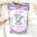 Purple Elephant juice sticker editable template